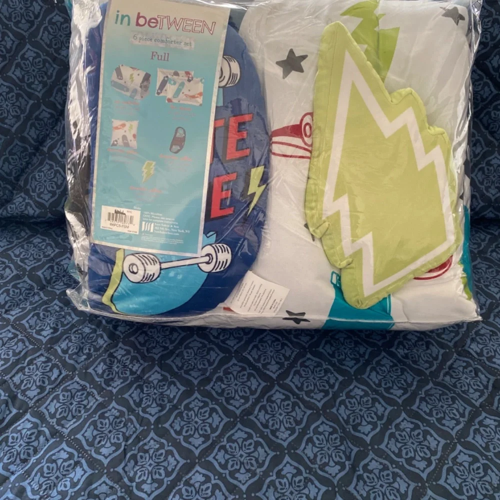 Kids Skateboard Comforter Set